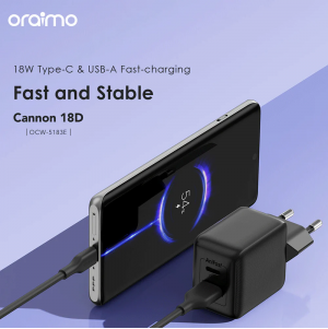 شاحن تايب سي اورايمو oraimo Charger OCW-5183E+C53 ( ضمان 12 شهر )