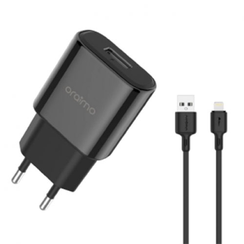 شاحن ايفون oraimo OCW-E65S+L53 ( ضمان 12 شهر )