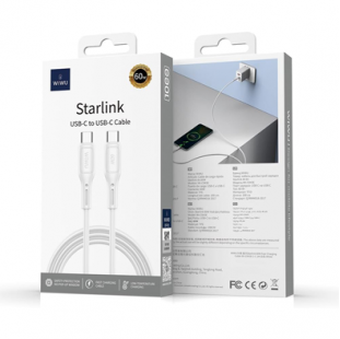 كابل تايب سي WIWU TYPE-C TO TYPE-C WI-C043E ( ضمان 12 شهر )