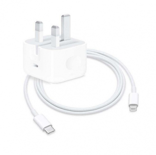 شاحن ايفون بالكابل Apple 20W MU7U2LL/A ( ضمان 6 شهور )