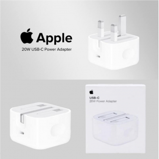 شاحن ايفون Apple 20W MU7U2LL/A ( ضمان 6 شهور )