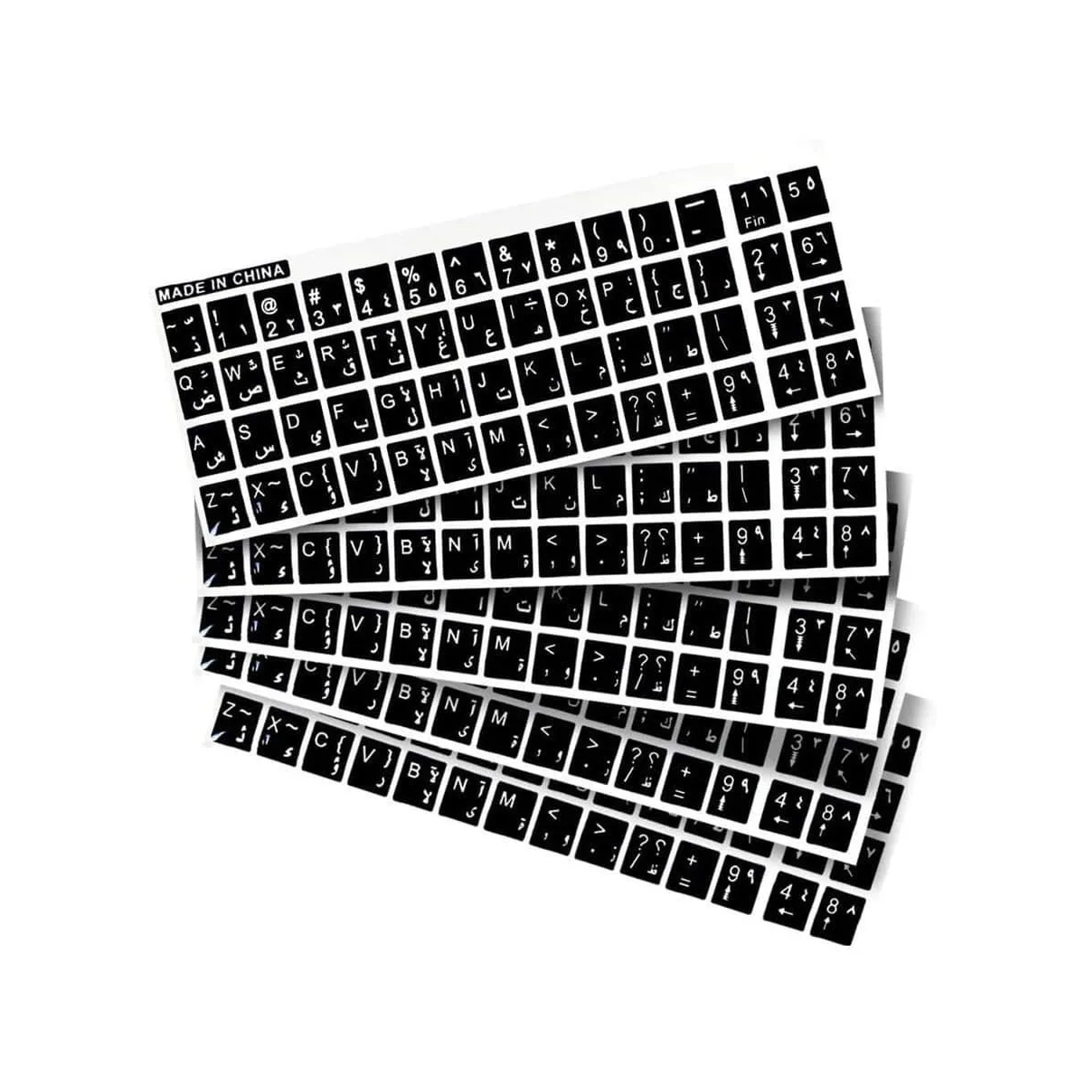 لاصقه كيبورد حروف عربي وانجليزي - الصورة الرئيسية