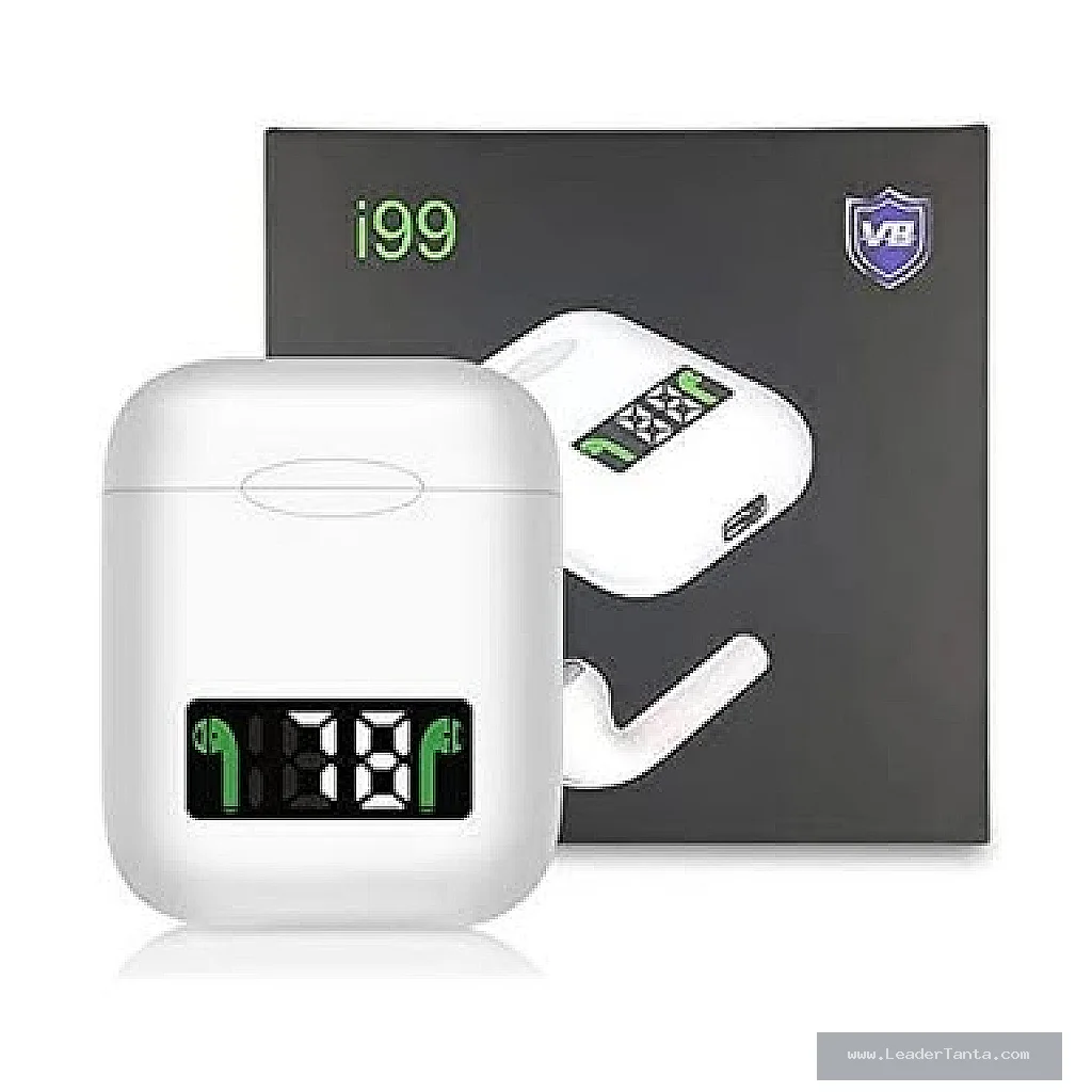 سماعات AirPods i99 Black لاسلكية بلوتوث بصوت عالي وجودة ممتازة