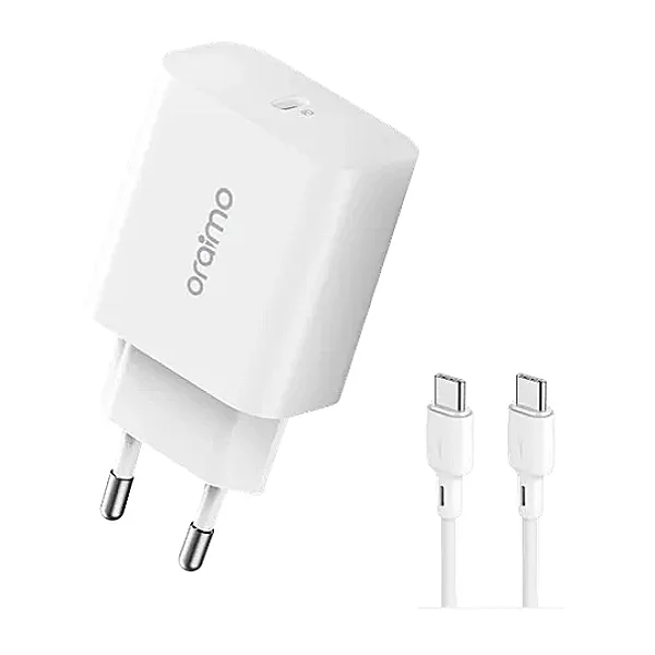 شاحن اورايمو OCW-E106S+CC54 تايب سي 20W ( ضمان 12 شهر )