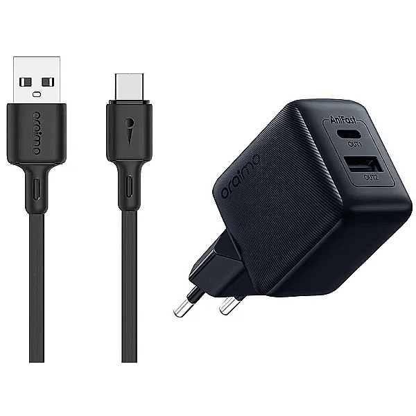شاحن اورايمو OCW-5183E+C53 تايب سي 18W ( ضمان 12 شهر )