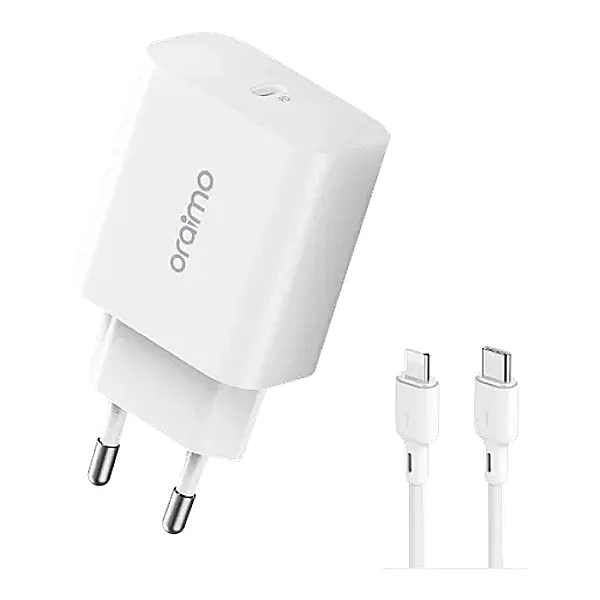 شاحن oraimo OCW-E106S + CL55 ايفون 20W ( ضمان 12 شهر )