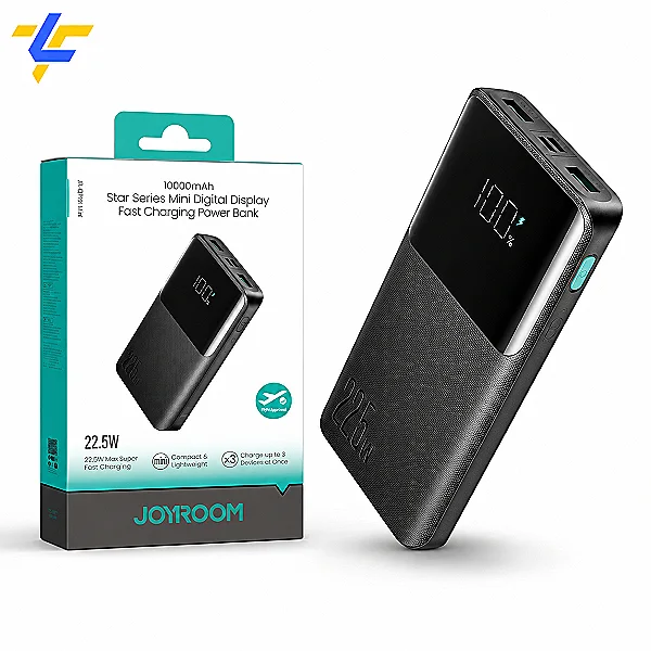 باور بانك JOYROOM JR-QP191 سعة 10000mAh شحن سريع 22.5W ( ضمان 12 شهر )