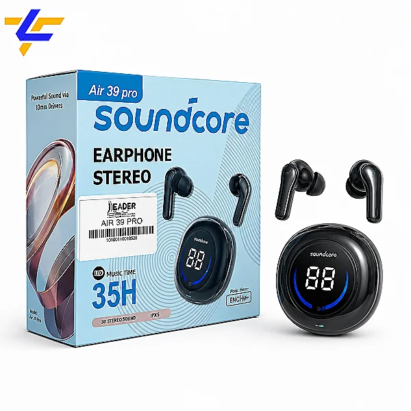 سماعة Soundcore Air 39 Pro بلوتوث 35 ساعة بصوت ستيريو